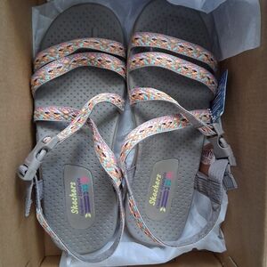 Skechers Multicolor Strappy Sandals